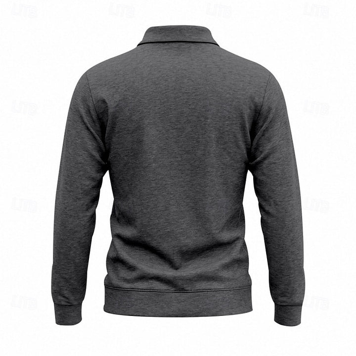 Lex | Klassiek Poloshirt met Lange Mouw