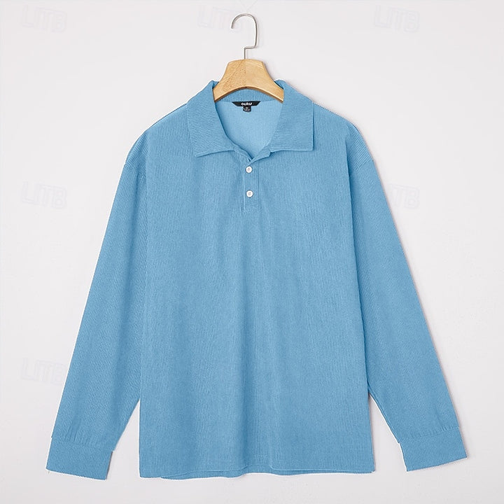 Pieter | Getextureerde Poloshirt met Kraag