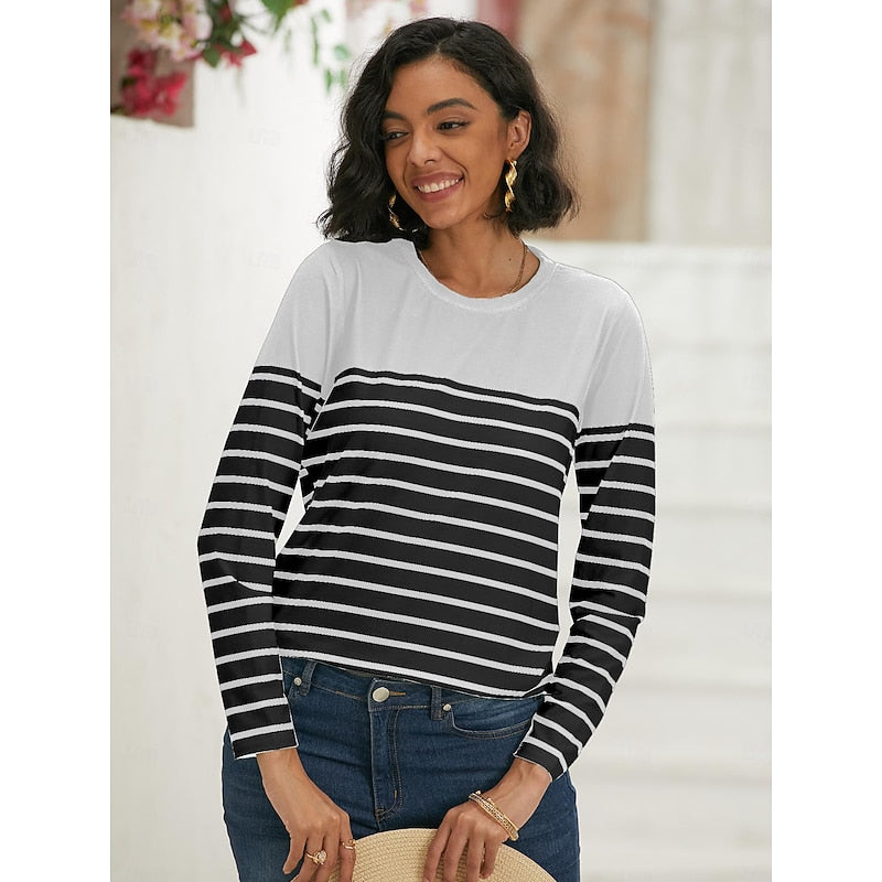 Wendela | Gestreepte Longsleeve Top