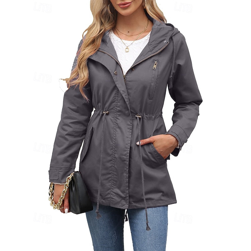 Yfke | Elegante Jas met Capuchon