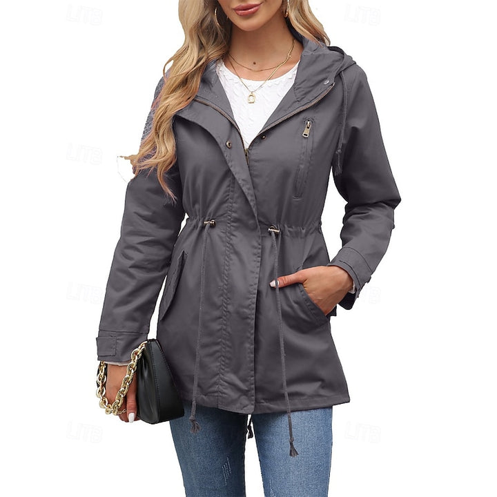 Yfke | Elegante Jas met Capuchon