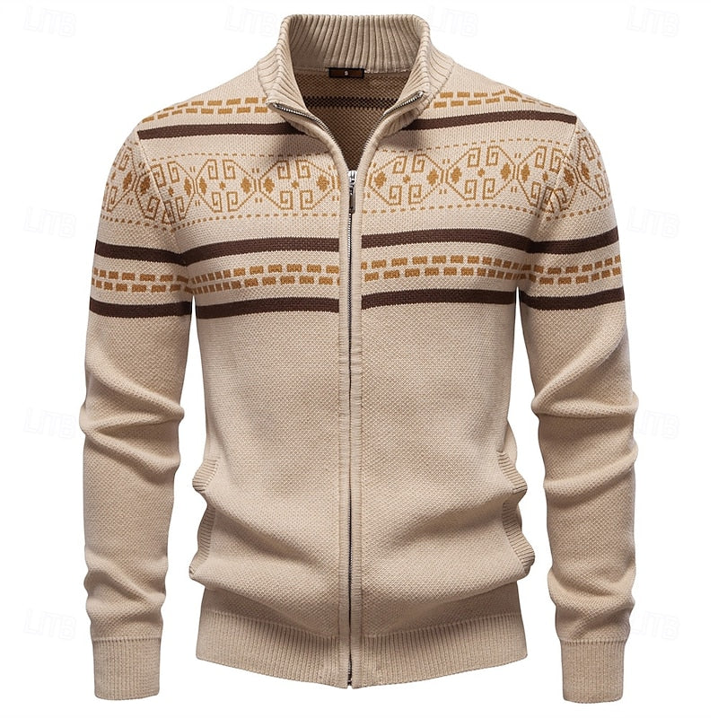 Tiemen | Warm Kerst Vest met Ritssluiting