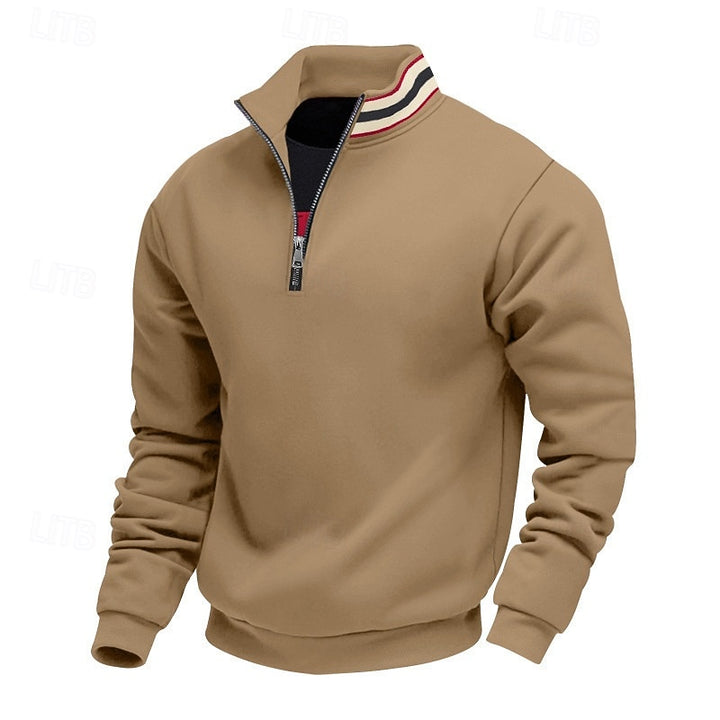 Aldert | Verfijnde Halfrits Sweater