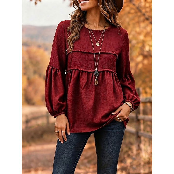 Rozemarijn | Sierlijke Blouse met Peplum