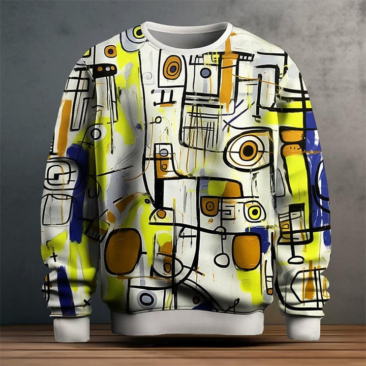 Jurre | Kunstzinnige Sweater met Print