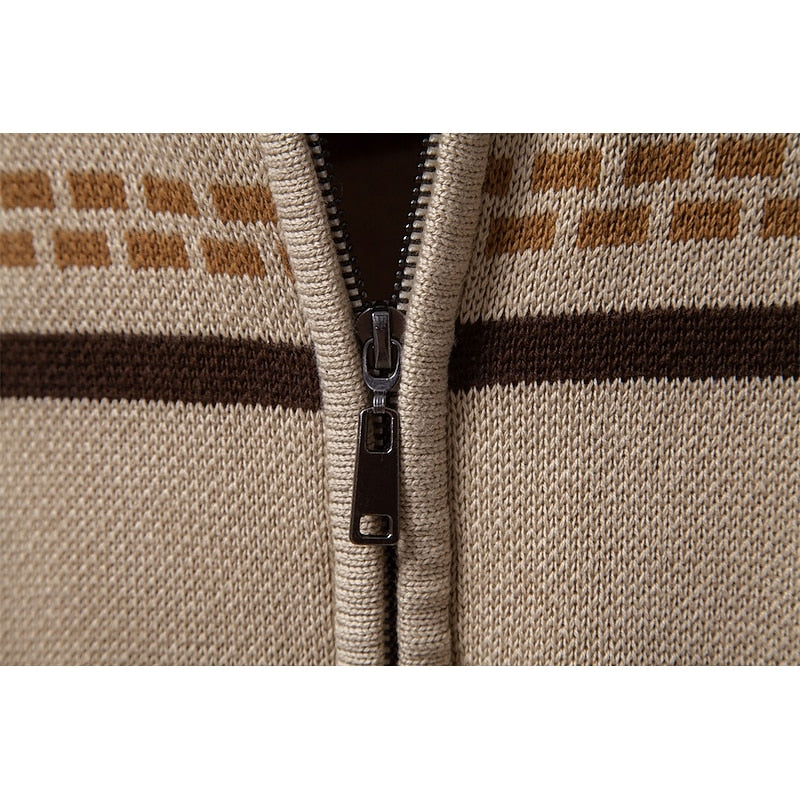 Tiemen | Warm Kerst Vest met Ritssluiting
