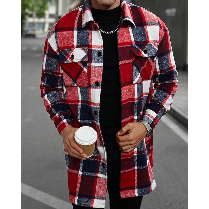 Wolter | Geruite Overshirt