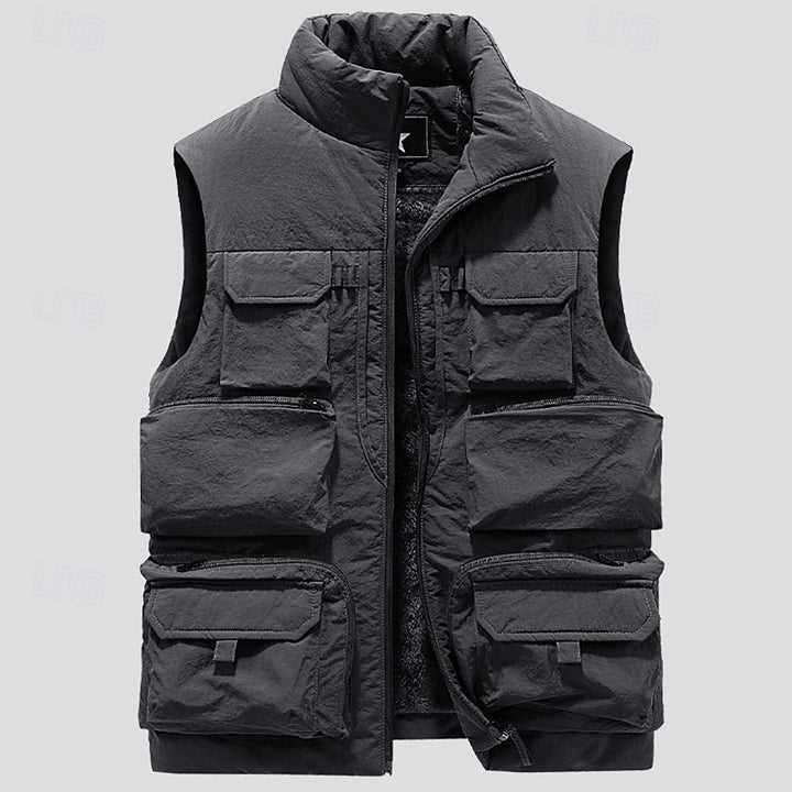 Wim | Gevoerde Bodywarmer met Ritszakken