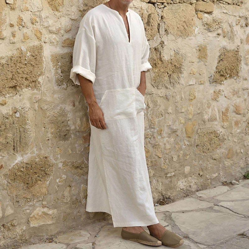 Cees | Lange V-hals Kaftan