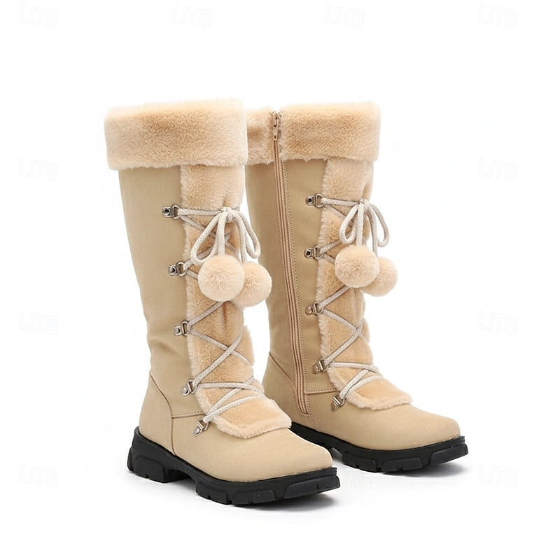 Sietske | Warme Veter-Winterlaarzen met Bontrand