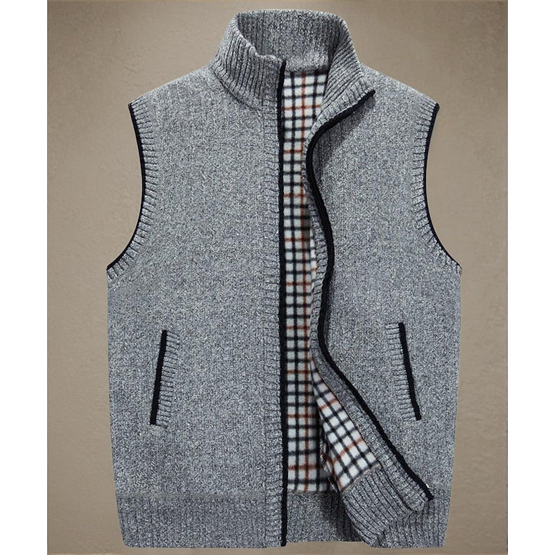 Arend | Warme Bodywarmer met Opstaande Kraag