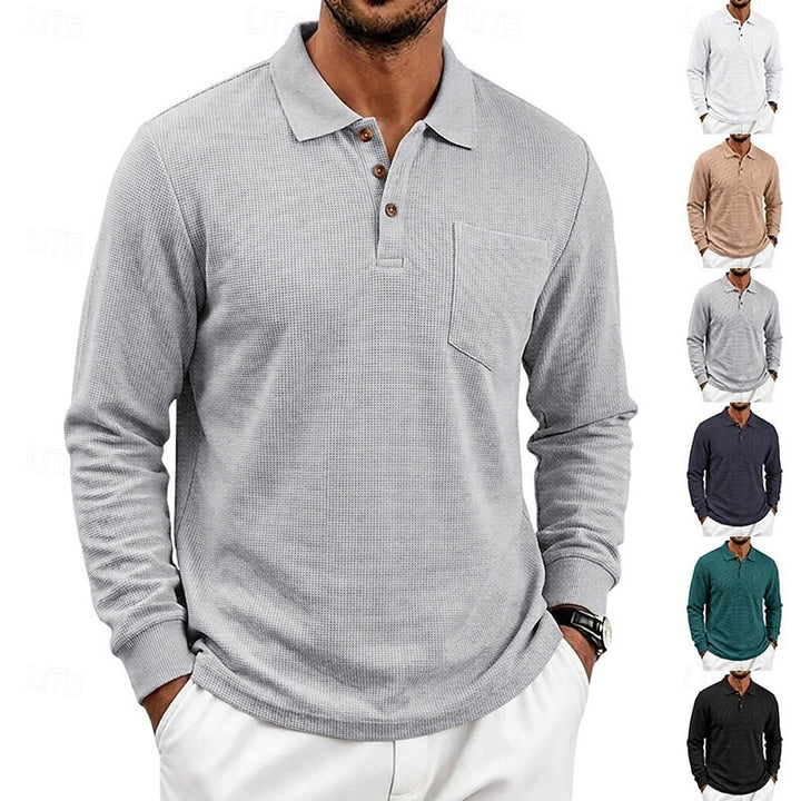 Otto | Verfijnd Poloshirt met Lange Mouwen